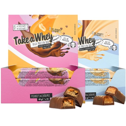 Take a Whey High Protein Bar,  1x46 Grams/24 bars box/